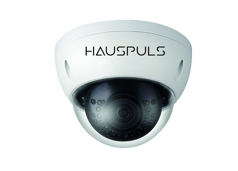 HAUSPULS IP Lite 2 MP Dome Kamera mit 30m Nachtsicht und 104° Weitwinkel Objektiv, H265, PoE, Onvif
